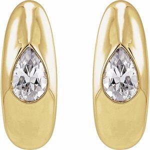 Accented Hoop Earrings