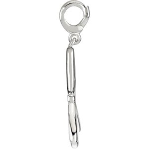 14K White Gold Dragonfly Charm/Pendant – image 2