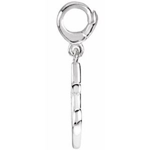 14K White Gold Anchor Charm/Pendant – image 2