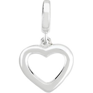 Sterling Silver Heart Charm/Pendant