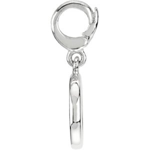 Sterling Silver Circle Charm/Pendant – image 2