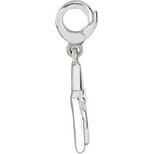 14K White Gold Star Charm/Pendant – image 2