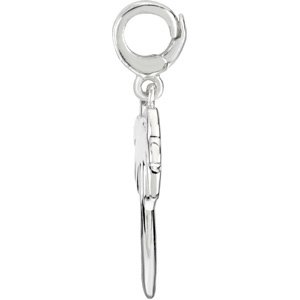14K White Gold Palm Tree Charm/Pendant – image 2