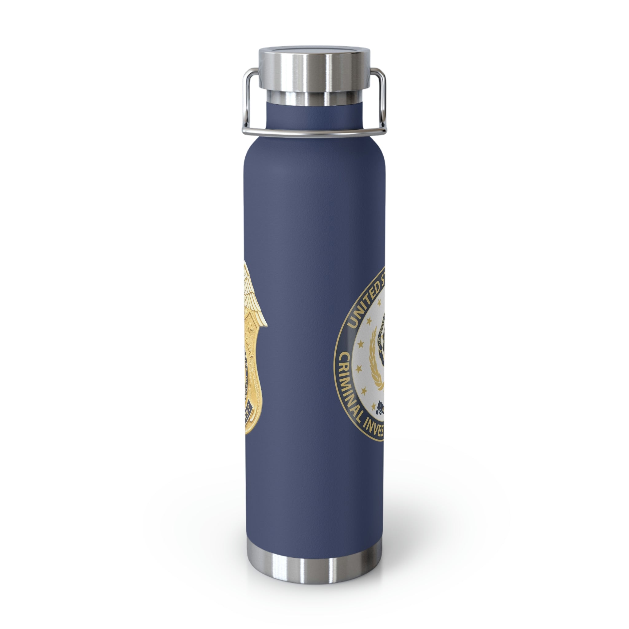 Army CID Badge and Seal - Copper Vacuum Insulated Bottle, 22oz