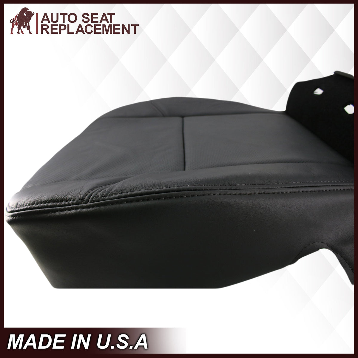 2009-2014 GMC Yukon Denali/Sierra Denali Seat Cover In PERFORATED Black: Choose From Variation
