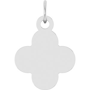 Engravable Clover Necklace or Pendant