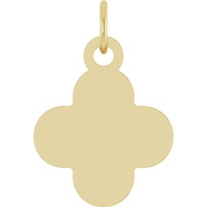 Engravable Clover Necklace or Pendant