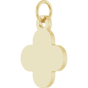 Engravable Clover Necklace or Pendant