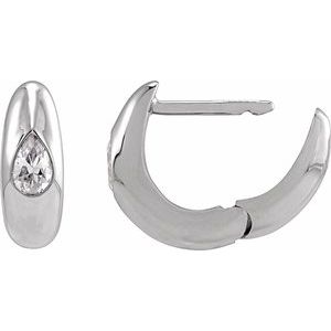 Accented Hoop Earrings