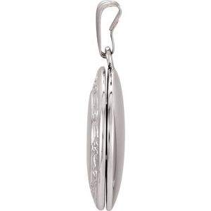Engravable Round Locket