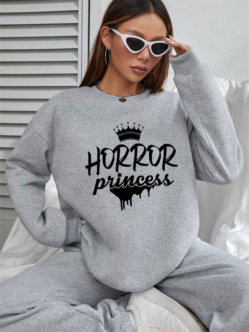 Women's Horror Princess Long Sleeve Sweatshirt