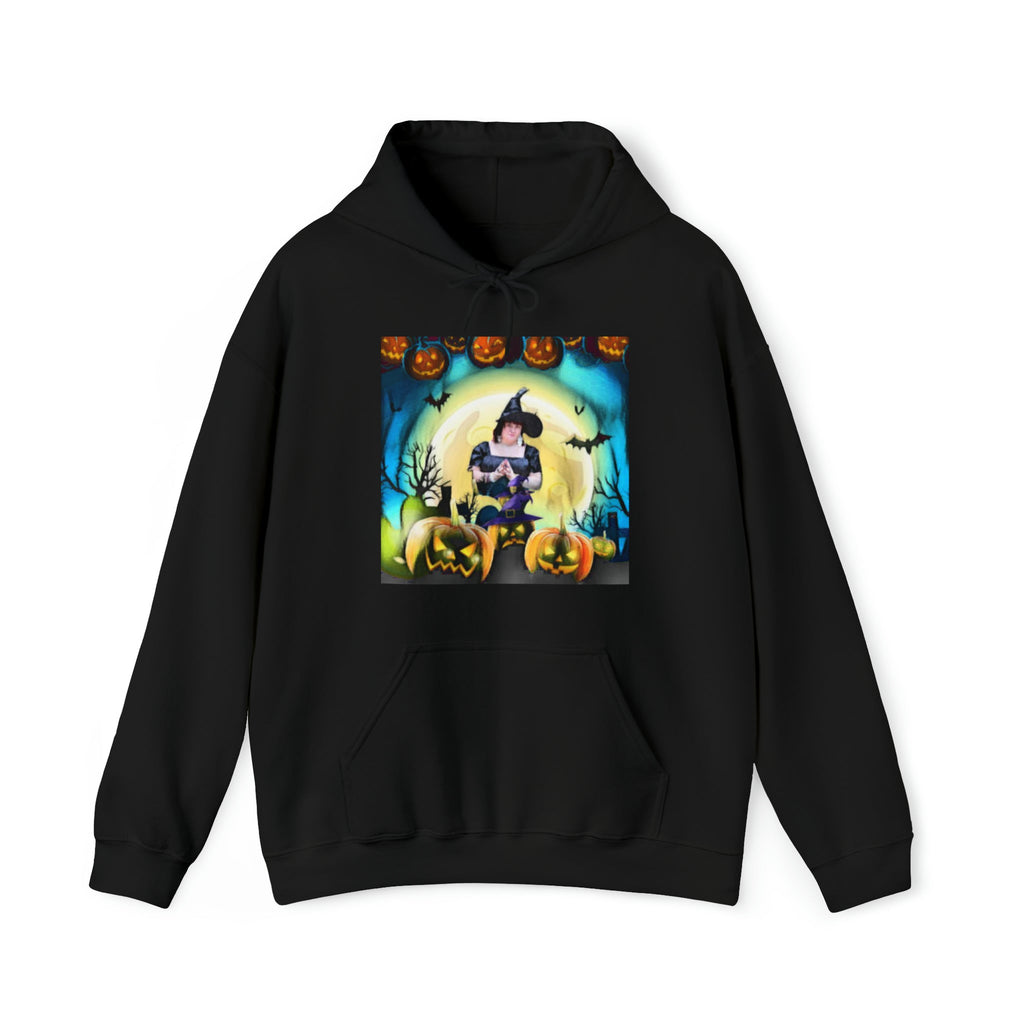 Scary Witch Unisex Heavy Blend™ Hooded Sweatshirt up to 5XL