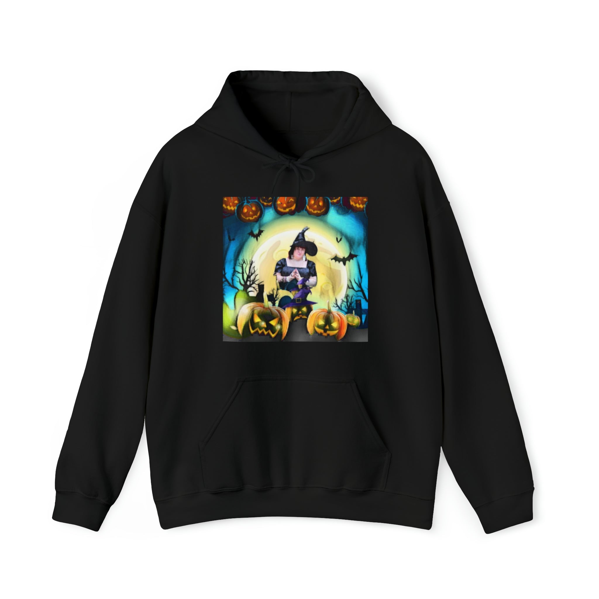 Scary Witch Unisex Heavy Blend™ Hooded Sweatshirt up to 5XL