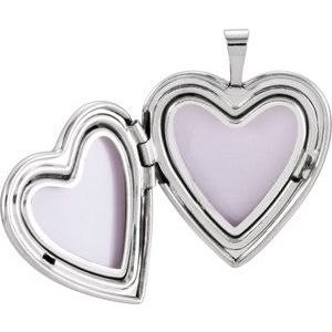 Heart Locket with Cross
