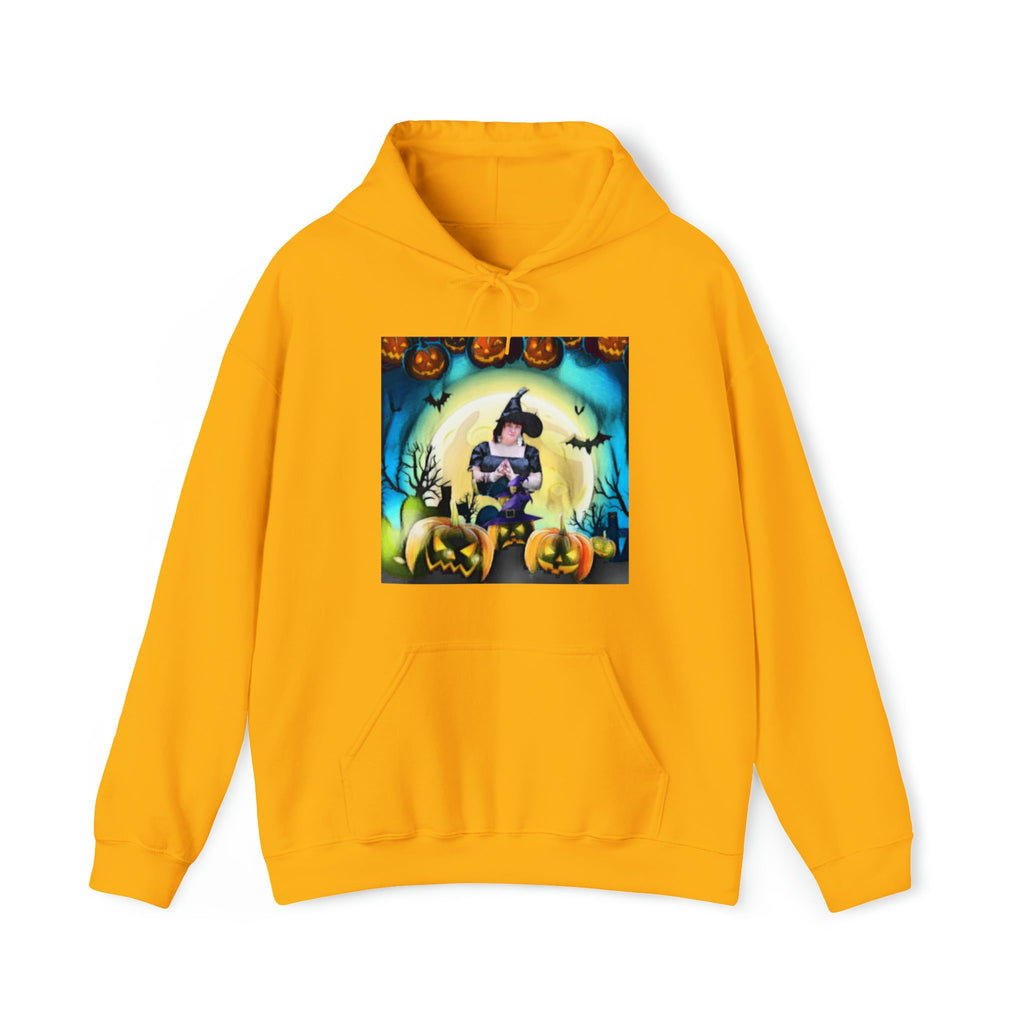 Scary Witch Unisex Heavy Blend™ Hooded Sweatshirt up to 5XL