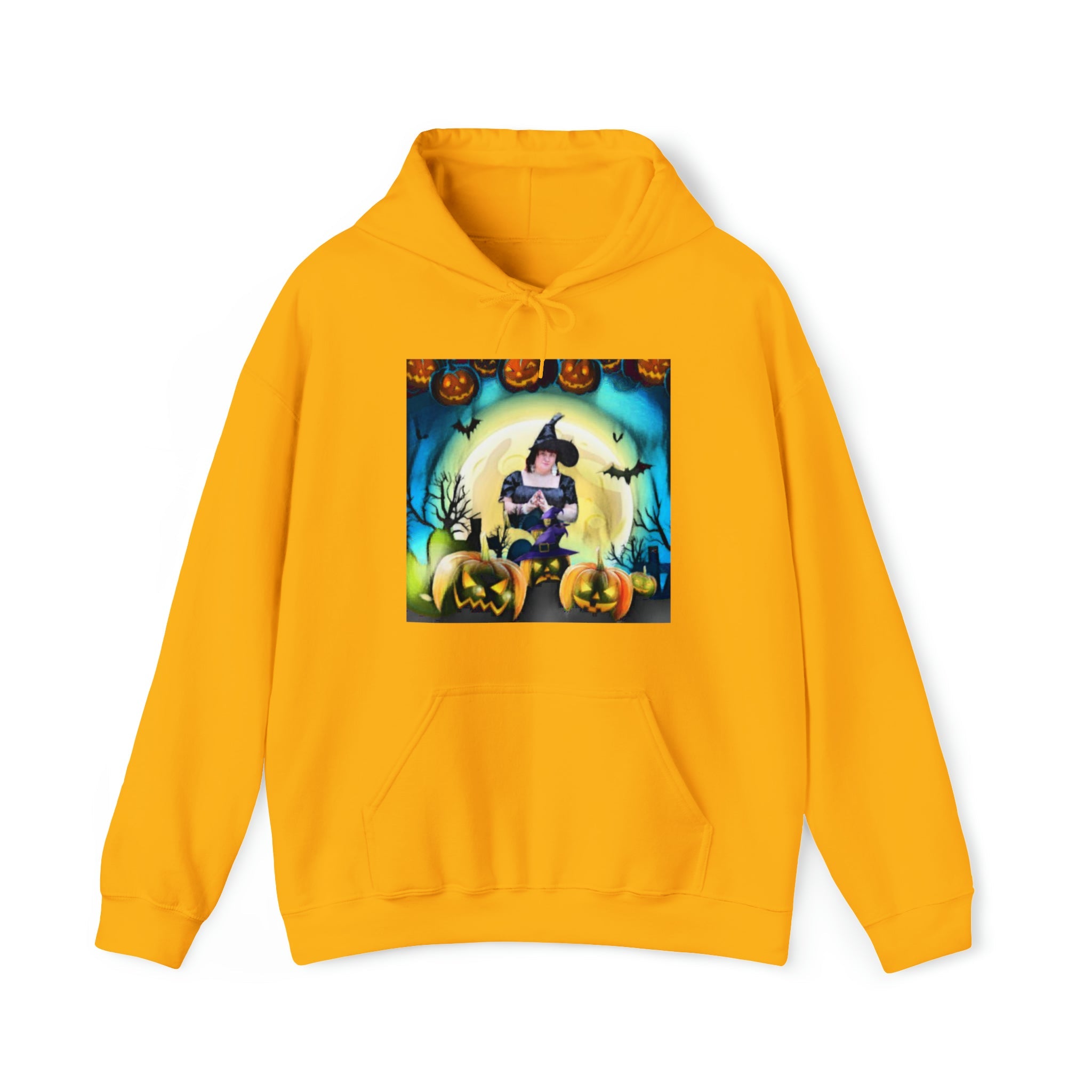 Scary Witch Unisex Heavy Blend™ Hooded Sweatshirt up to 5XL