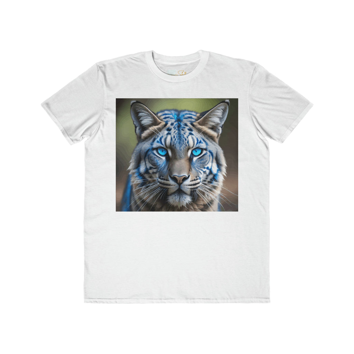 Men's Lightweight Blue Wildcat Fashion T-shirt