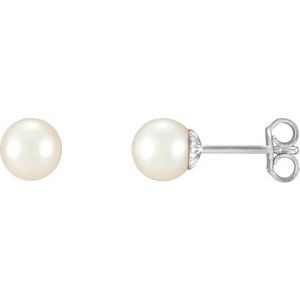 Pearl Stud Earrings