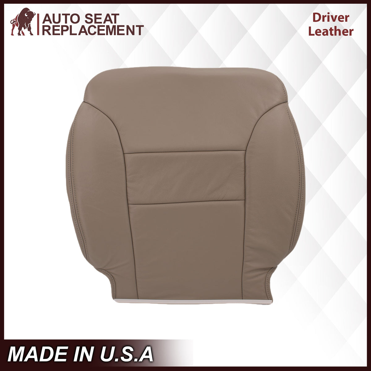 1995-1999 Chevy Tahoe/Suburban/Silverado Seat Cover in Tan (60/40 Bench Bottoms): Choose your options