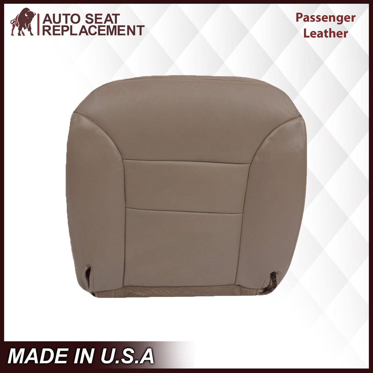 1995-1999 Chevy Tahoe/Suburban/Silverado Seat Cover in Tan (60/40 Bench Bottoms): Choose your options
