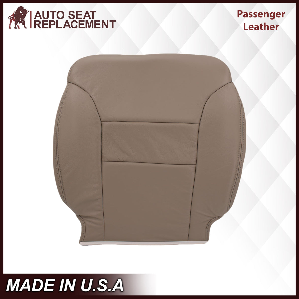 1995-1999 Chevy Tahoe/Suburban/Silverado Seat Cover in Tan (60/40 Bench Bottoms): Choose your options