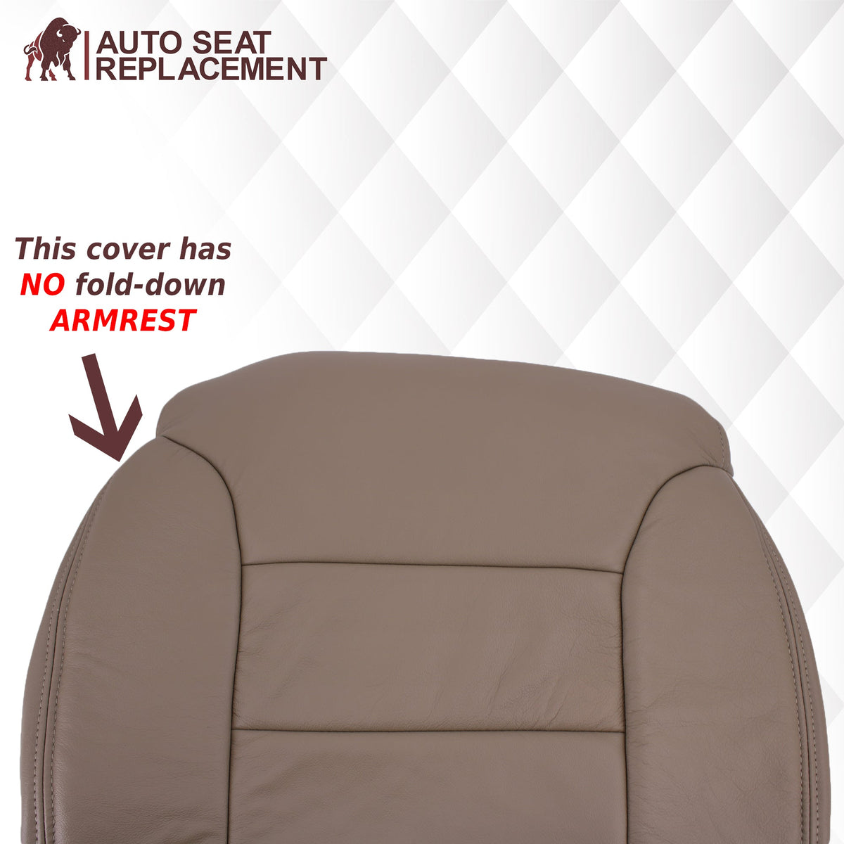 1995-1999 Chevy Tahoe/Suburban/Silverado Seat Cover in Tan (60/40 Bench Bottoms): Choose your options
