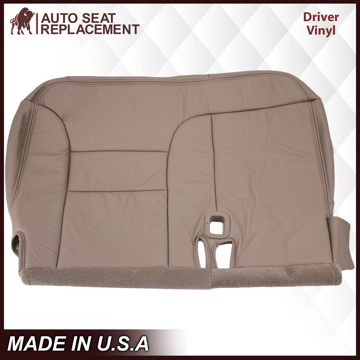 1995-1999 GMC Yukon/Sierra Seat Cover in Tan (60/40 Bench Bottoms): Choose your options