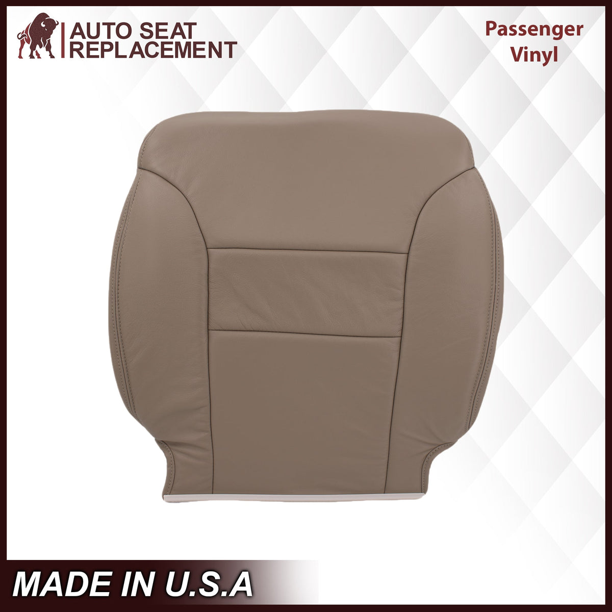1995-1999 GMC Yukon/Sierra Seat Cover in Tan (60/40 Bench Bottoms): Choose your options