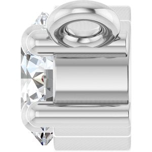 Platinum 1/2 CTW Lab-Grown Diamond Necklace Center