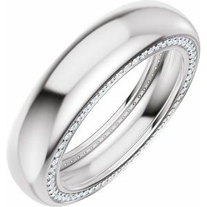 Accented Half Round Band