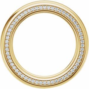 Accented Half Round Band
