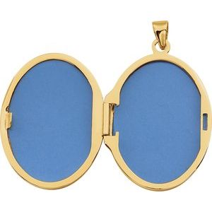 Embossed Oval Locket