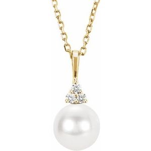 Accented Pearl Necklace