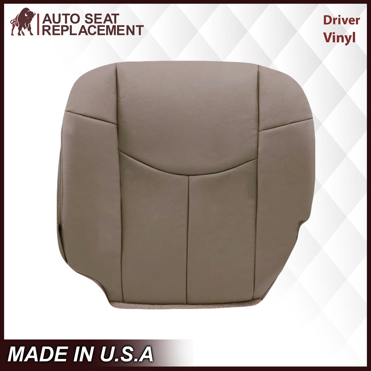 2002 Chevy Avalanche Seat Cover in Medium Neutral Tan: Choose From Variations