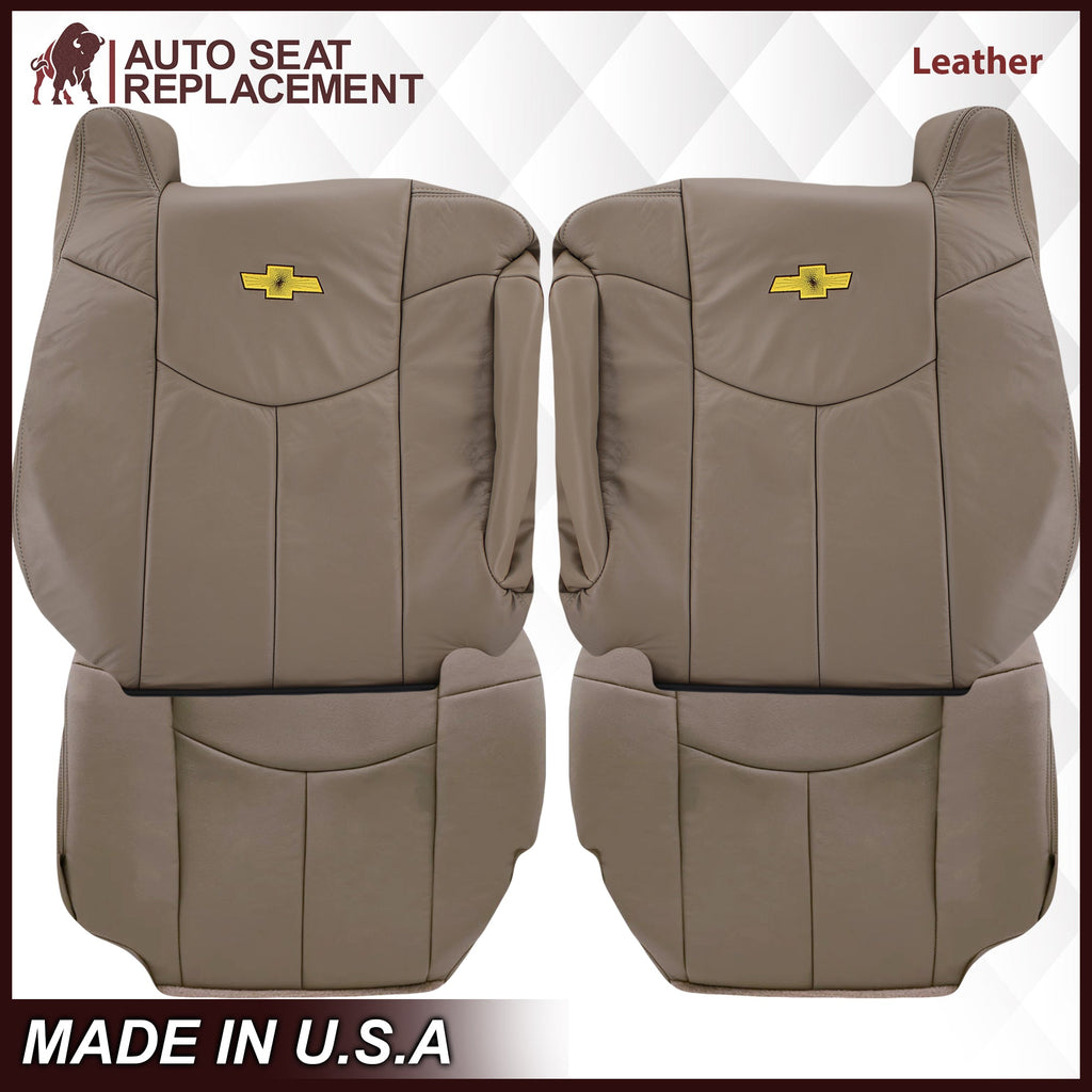 2002 Chevy Avalanche Seat Cover in Medium Neutral Tan: Choose From Variations