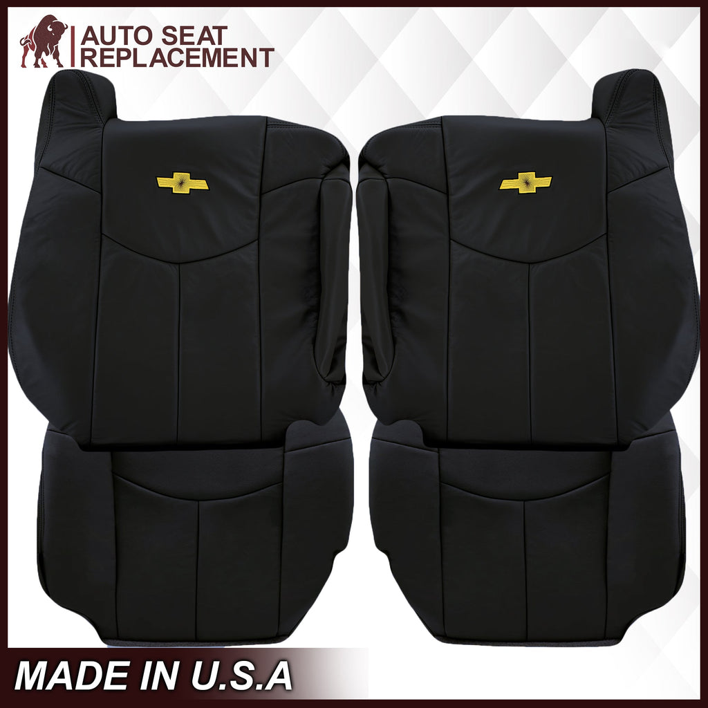 2002 Chevy Avalanche Seat Cover in Dark Graphite "Dark Gray": Choose From Variations