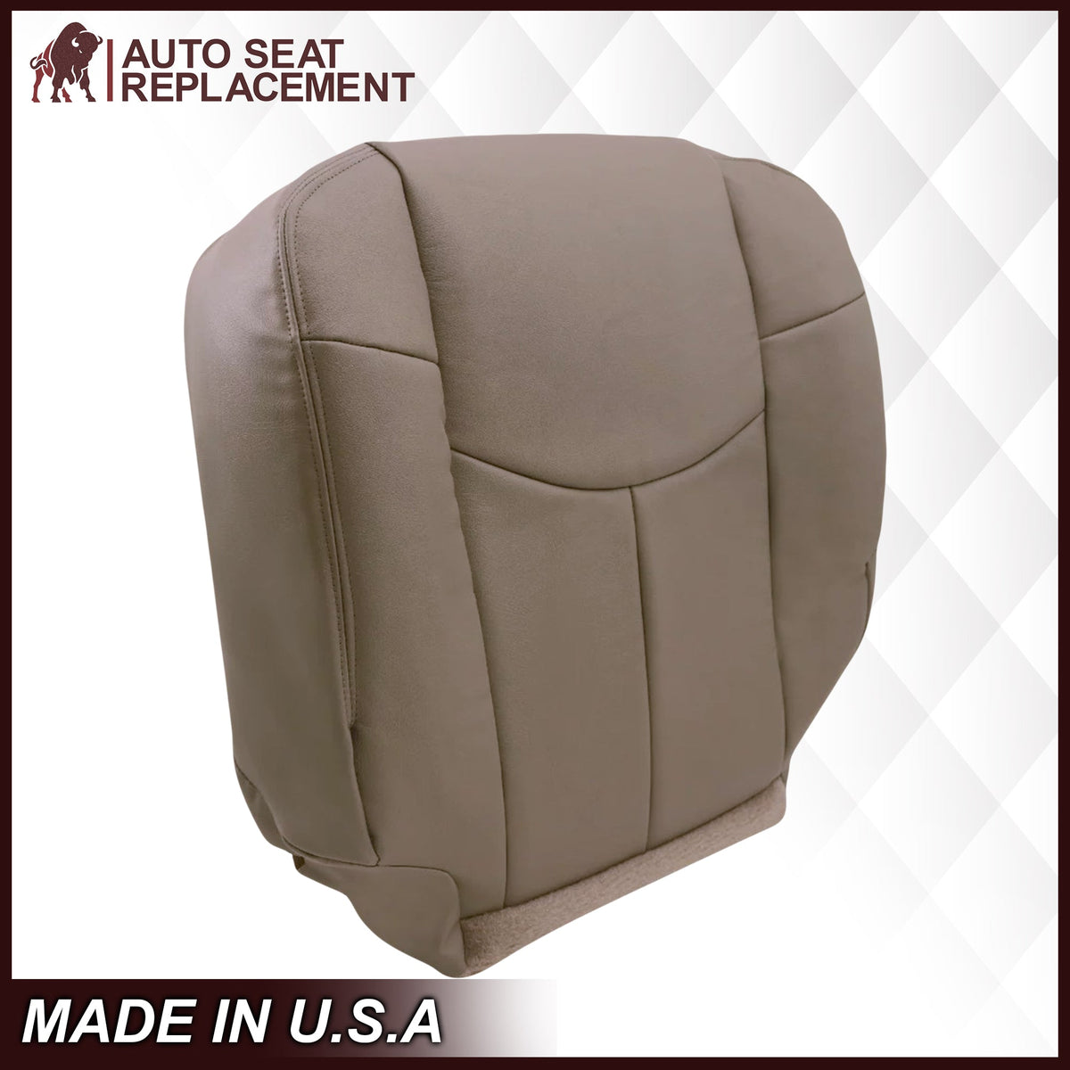2002 Chevy Avalanche Seat Cover in Medium Neutral Tan: Choose From Variations