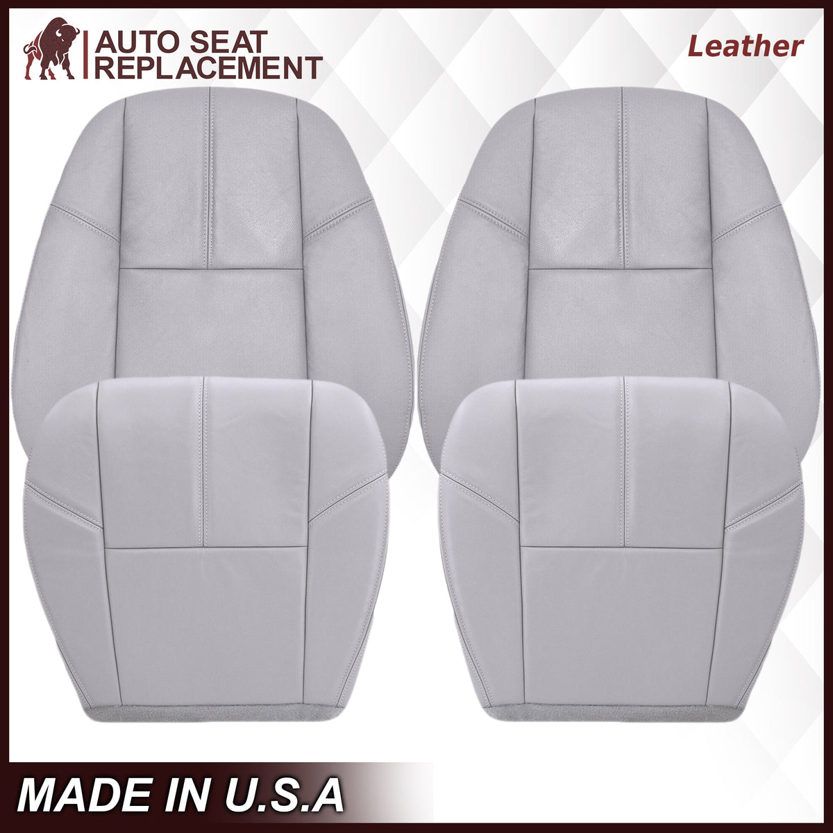 2007-2014 GMC Yukon/Sierra Seat Cover In Gray: Choose From Variation