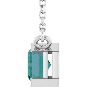 Half-Bezel Solitaire Necklace or Center
