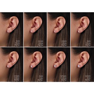 14K Rose Gold 1/3 CTW Natural Diamond Stud Earrings – image 3