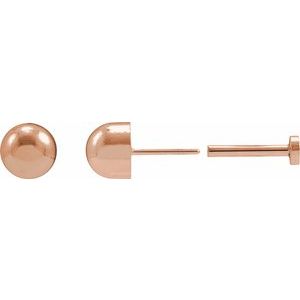 Dome Stud Earrings