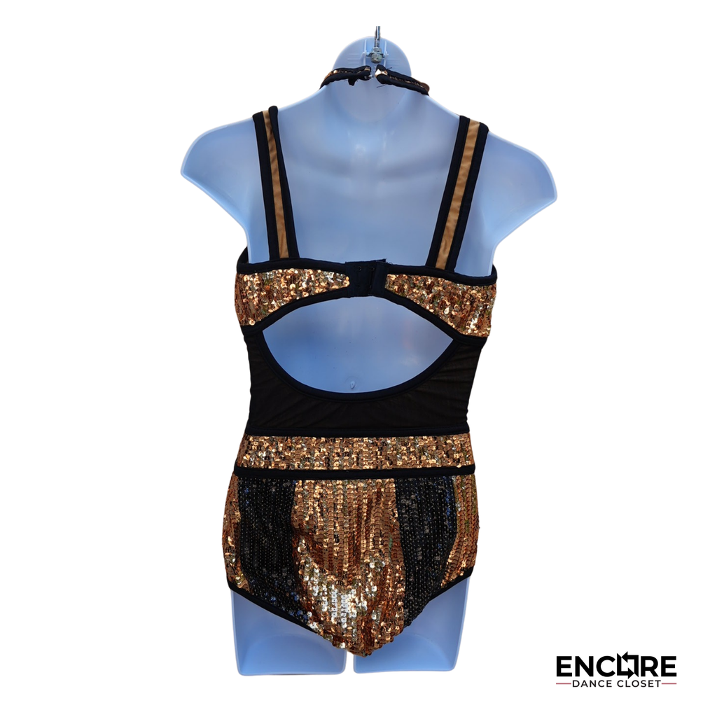 Black & Gold Cut-Out Glam
