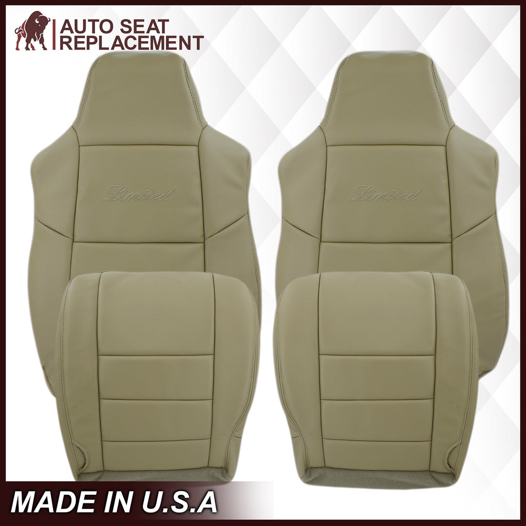 2002-2005 Ford Excursion Limited Seat Cover in Tan: Choose From Variations