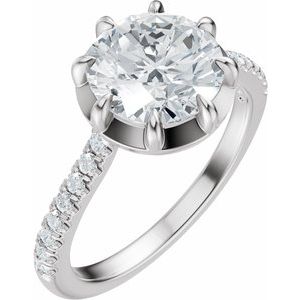 1/4 Ctw Natural Diamond Matching Band