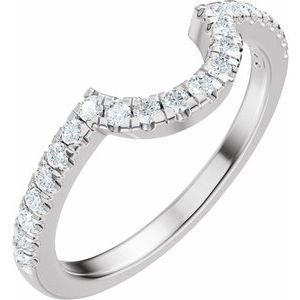 1/5 Ctw Natural Diamond Matching Band