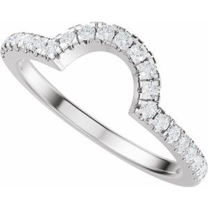 1/4 Ctw Natural Diamond Matching Band