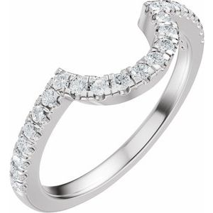 1/4 Ctw Natural Diamond Matching Band