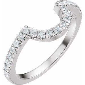1/4 Ctw Natural Diamond Matching Band
