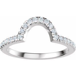 1/4 Ctw Natural Diamond Matching Band