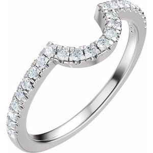 1/5 Ctw Natural Diamond Matching Band